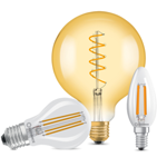 Klassiske Osram LED-lyskilder og -lamper