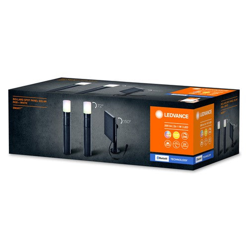 LEDVANCE SMART+ Spot & Bollard Solar 90lm 1W/RGB+830 IP44 BT – OSRAM ...