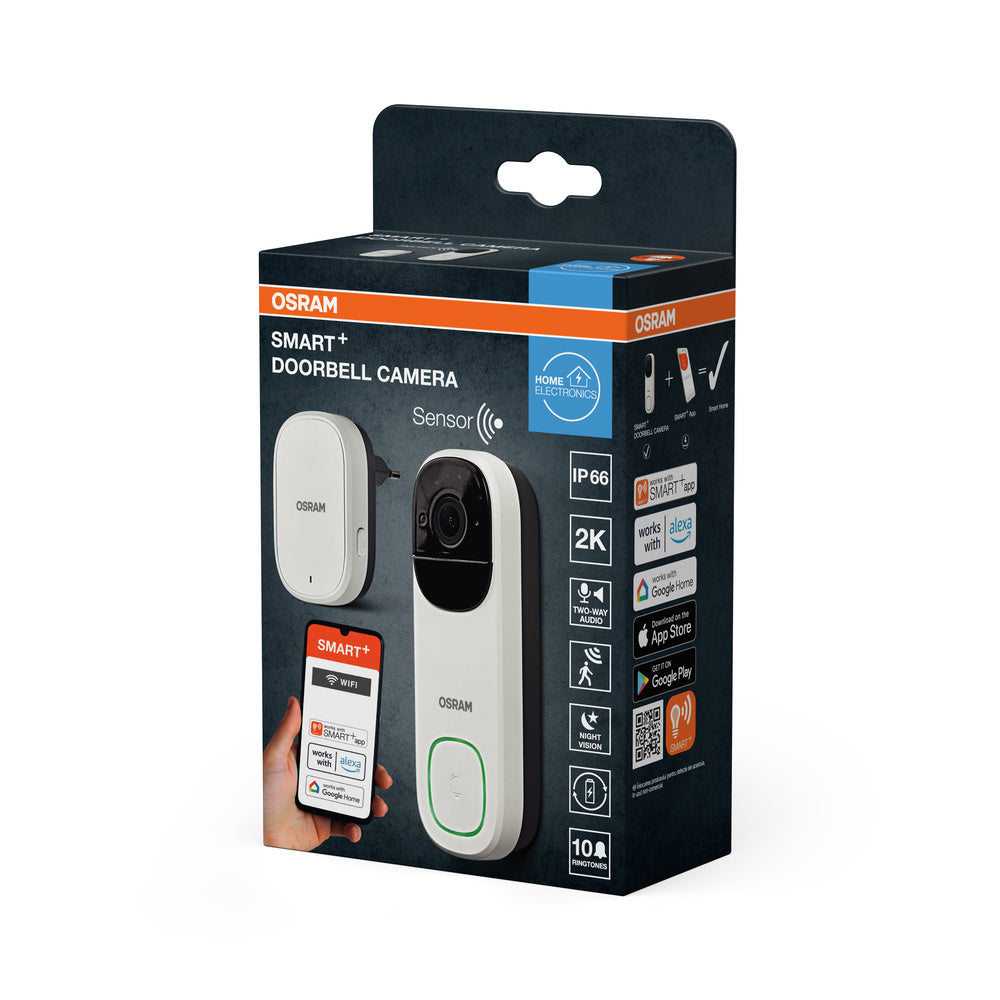 OSRAM SMART+ Outdoor Battery Doorbell kamera WiFi – OSRAM Homelighting ...